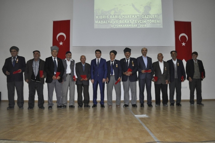 71 Kıbrıs Gazisine Milli Mücadele Madalyası Ve Beratları Tevcih Edildi