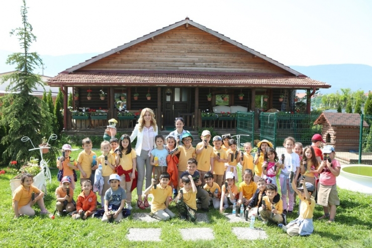 Bolu’da, Minik Öğrenciler Toprakla Buluştu