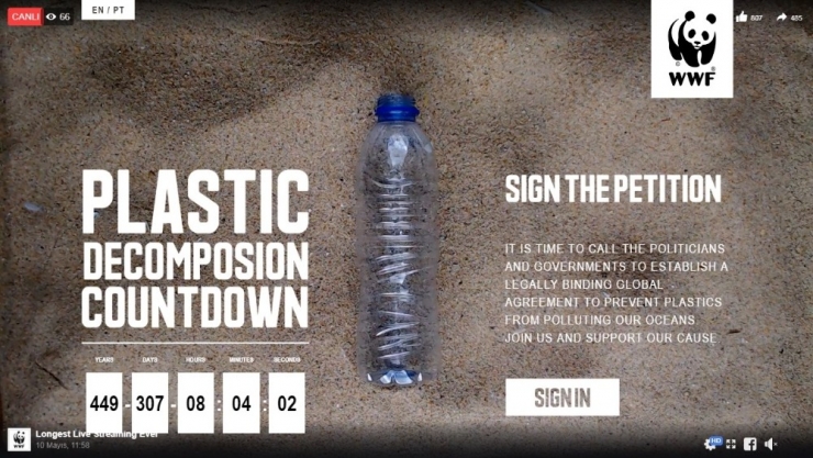 Çevre Kirliliğine Dikkat Çekmek İçin 450 Yıllık Canlı Yayın