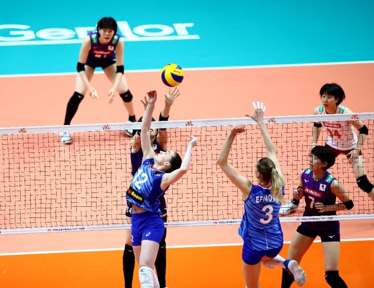 2019 Fıvb Voleybol Milletler Ligi: Japonya: 3 - Rusya: 1