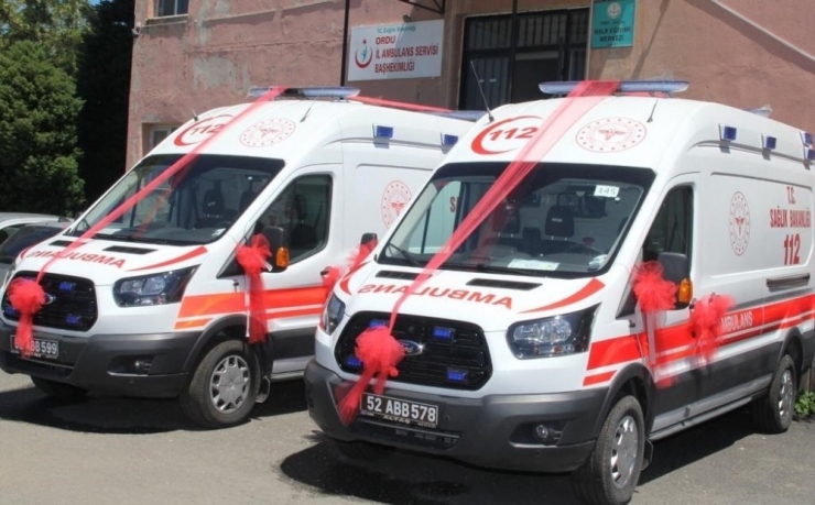 Ordu’da 112 Ambulansları, Dünyayı 82 Kez Dolaştı
