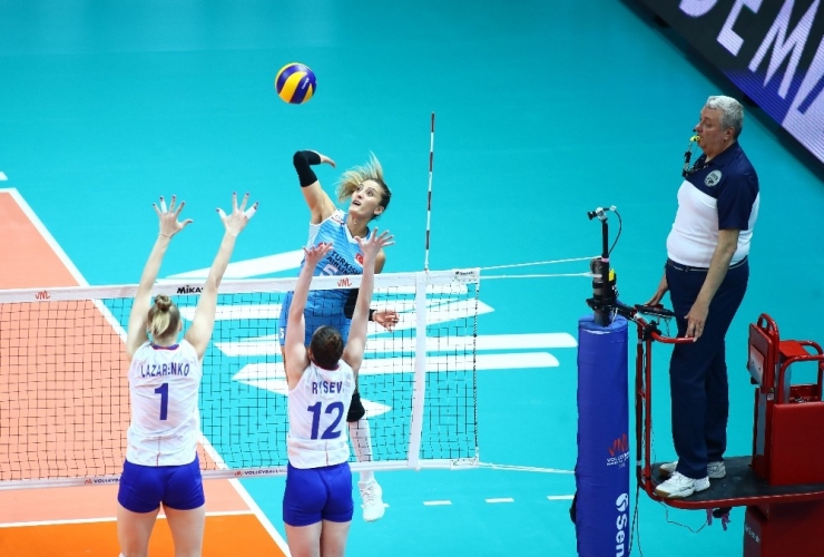 2019 Fıvb Voleybol Milletler Ligi: Türkiye: 3 - Rusya: 0
