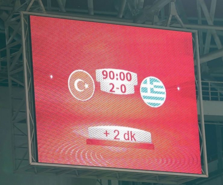 Hazırlık Maçı: Türkiye: 2 - Yunanistan: 1 (Maç Sonucu)