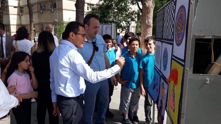 Okulların Ortak Resim Sergisi Büyük İlgi Gördü
