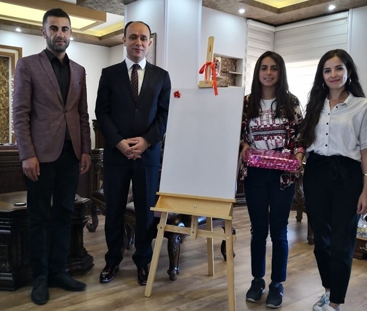 Türkiye İkincisinden Kaymakam Solak’a Ziyaret