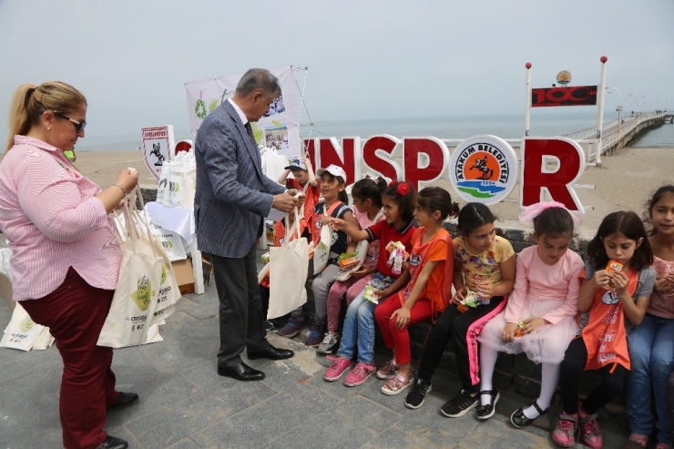 Atakum’da Sahil Temizliği