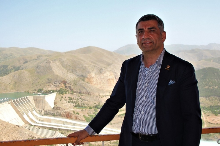 Milletvekili Erol, Keban Barajı Ve Çimento Fabrikasında İncelemelerde Bulundu