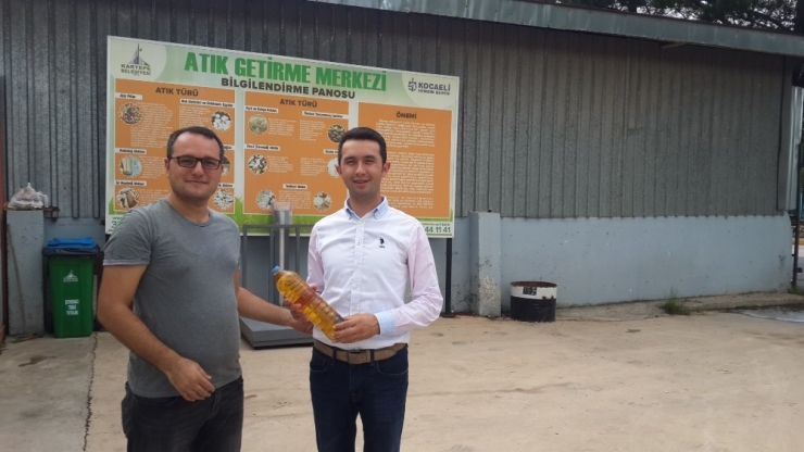 5 Litre Atık Yağ Getirene Bulaşık Deterjanı Hediye Ediliyor