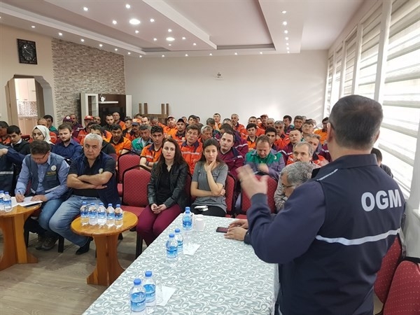 Kütahya’da Yangın Savaşçılarına İş Başı Eğitim