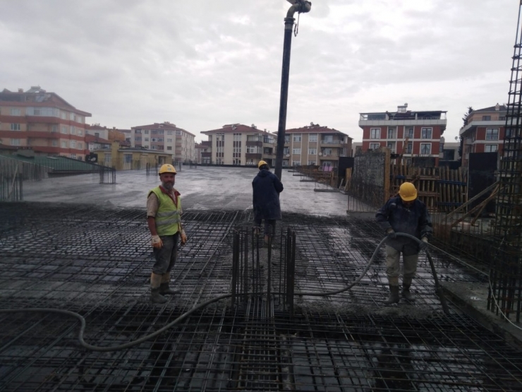 Gebze’deki 7 Katlı Otopark Yükseliyor