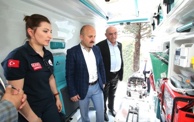 Amasya’nın Sağlık Filosuna 11 Yeni Araç