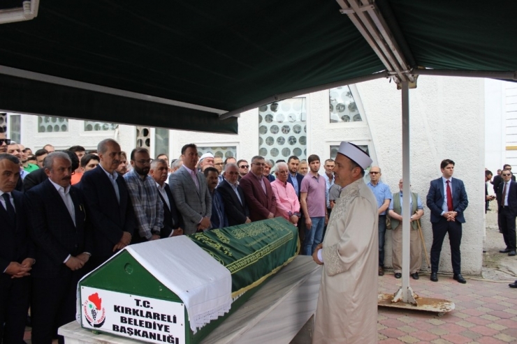 Meclis Başkanı Şentop Kırklareli’de Cenaze Törenine Katıldı