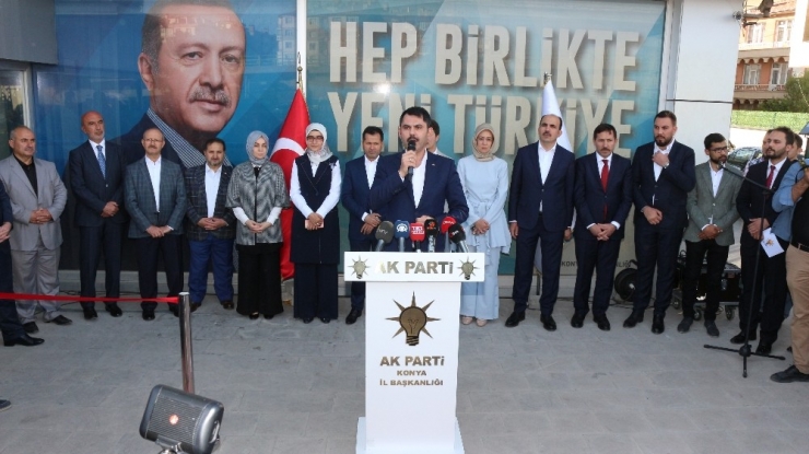 Bakan Kurum: “Binali Yıldırım’ı 23 Haziran’da Başkan Yapacağız”