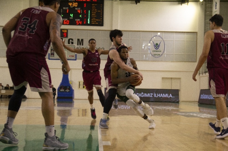 Erkekler Basketbol 1. Lig: Ogm Ormanspor: 66 - Sigortam.net İtü Bb: 60