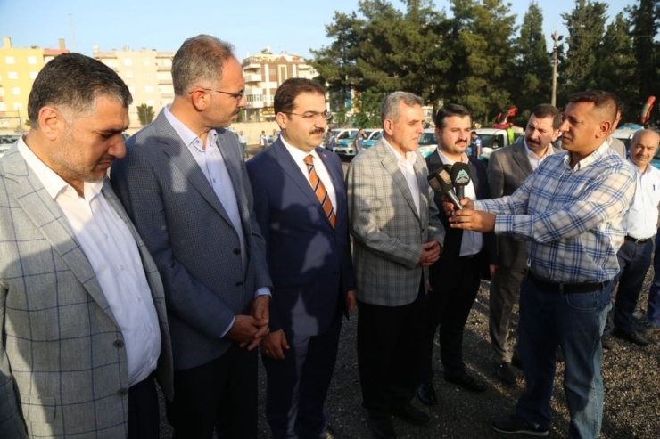 Başkan Kuş İlaçlama Birimi Ekibiyle Buluştu