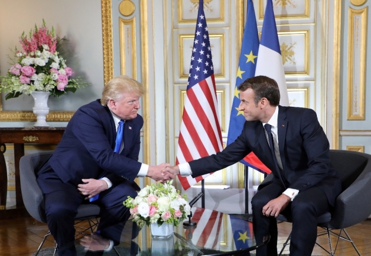 Abd Başkanı Trump: “Macron İle İran Konusunda Fikirlerimiz Aynı”