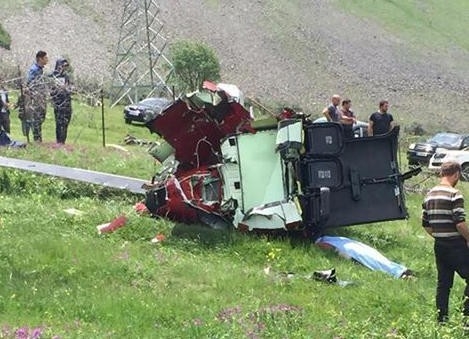 Gürcistan’da Helikopter Düştü: 3 Ölü