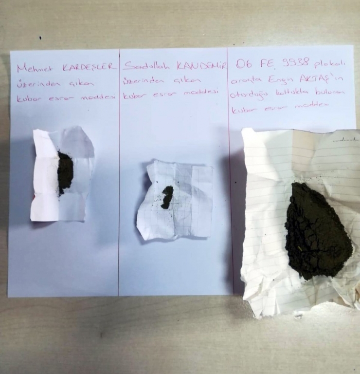 Sincan İlçe Emniyet Müdürlüğü Uyuşturucu Kullanan Ve Satan 8 Kişiyi Yakaladı