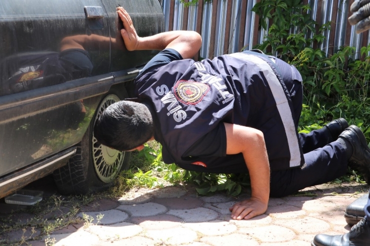 İtfaiye Ekiplerinden Yavru Kedi Kurtarma Operasyonu