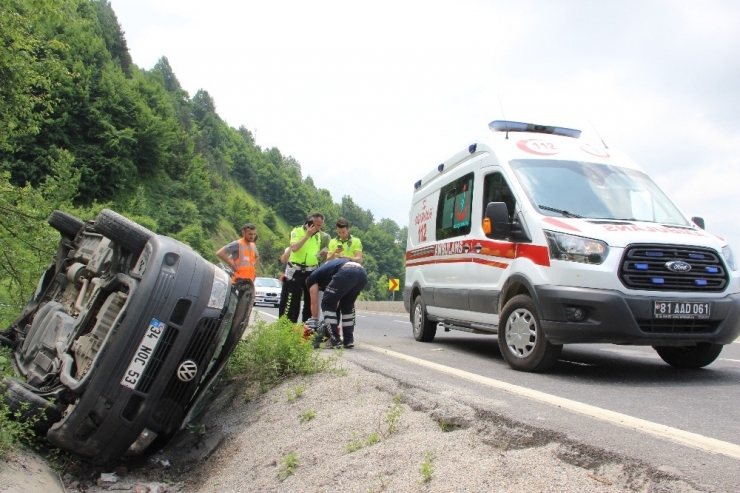 Bolu Dağında Kaza: 1 Ölü, 3 Yaralı
