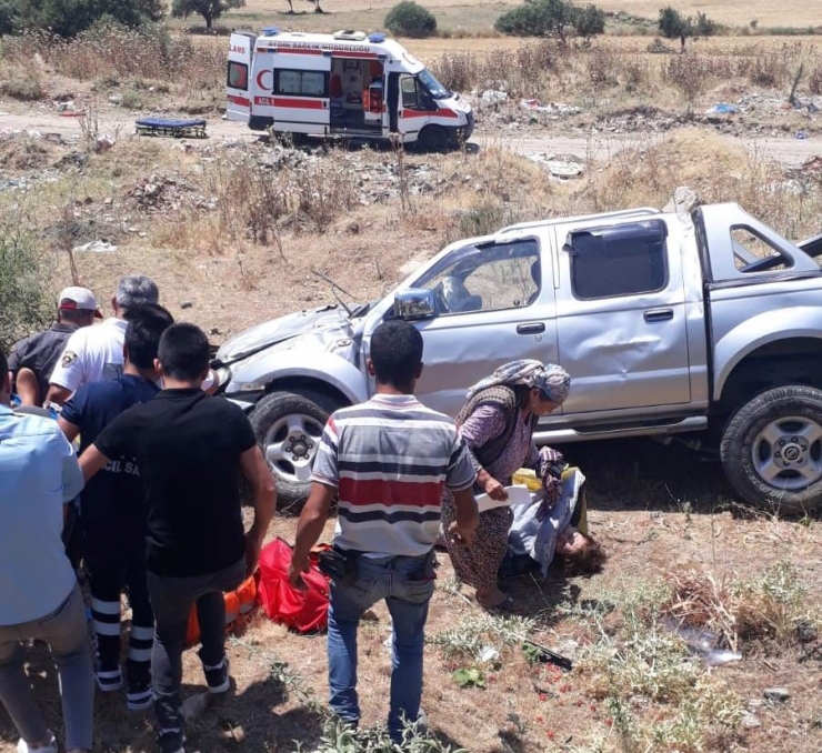 Çine’de Trafik Kazası; 2 Yaralı