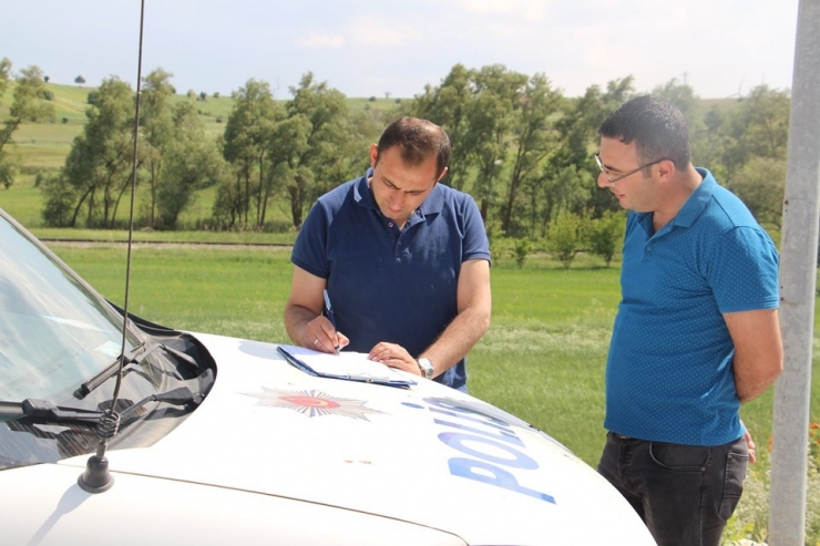 Bayram Tatili Dönüşü Kütahya-uşak Karayolunda Denetim