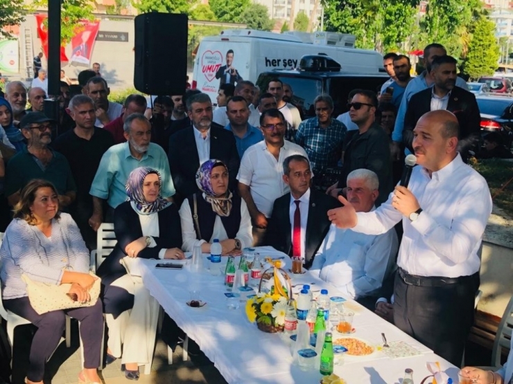 Bakan Soylu’dan Kızılay Küçükçekmece Şubesi’ne Tebrik