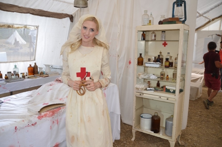 Çanakkale’yi Anlatan Tarihi Filmin Çekimlerine Akseki’de Devam Ediliyor.