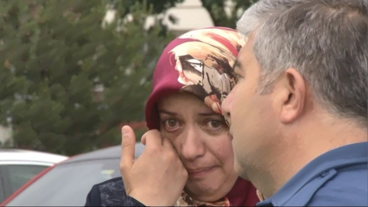 Kaza Sonrasında Gözyaşlarına Boğuldu