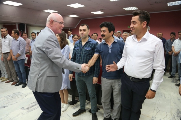 Kazım Kurt, Bayramlaşma Töreninde Personele Birlik Çağrısı Yaptı