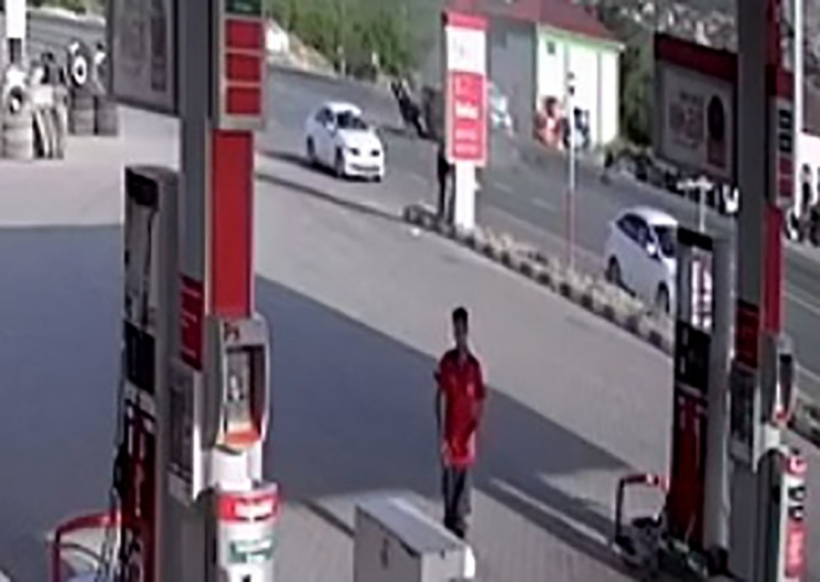 2 Kişinin Öldüğü Feci Kaza Kamerada