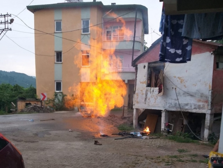 Ordu’da Doğalgaz Borusu Patladı: 2 Yaralı