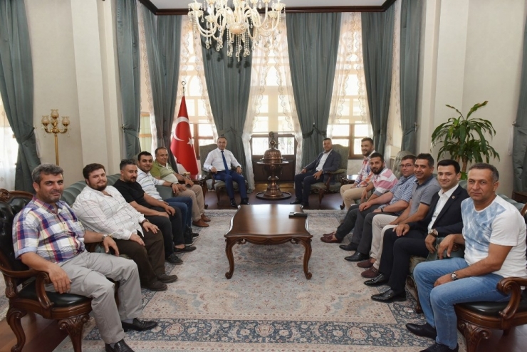 Kilis Belediyespor Yönetiminden Vali Soytürk’e Ziyaret