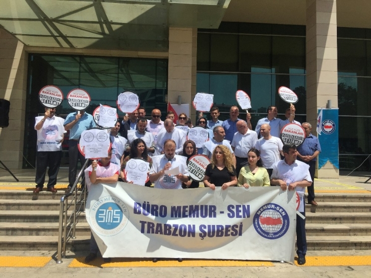 Trabzon’da Adliye Personelinden Yargı Reformu Paketi’ne Tepki