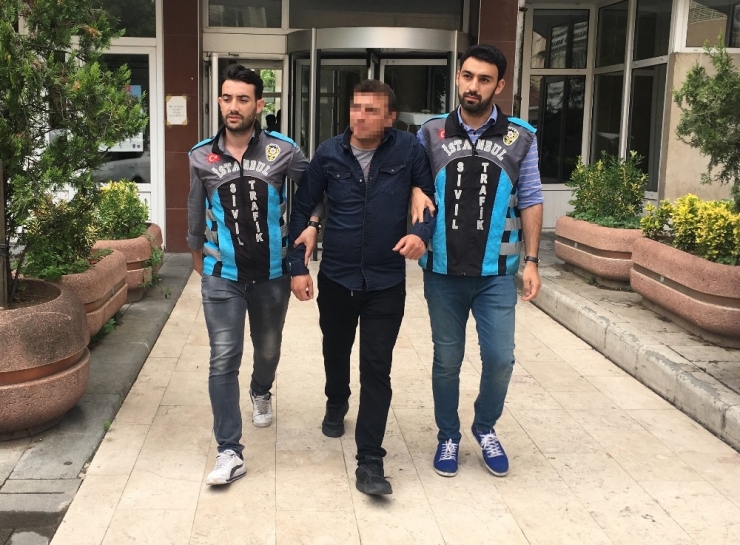 Tem Otoyolu’nu Trafiğe Kapatarak Drift Yapan Trafik Magandası Yakalandı