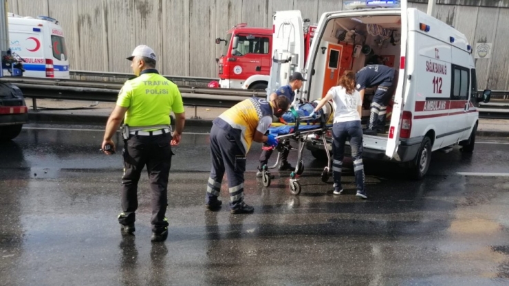 Kocaeli’de 2 Tır Çarpıştı: 1 Yaralı