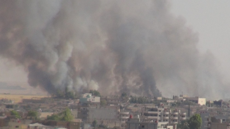 Kamışlı’da Çıkan Yangın Ekinlere Sıçradı