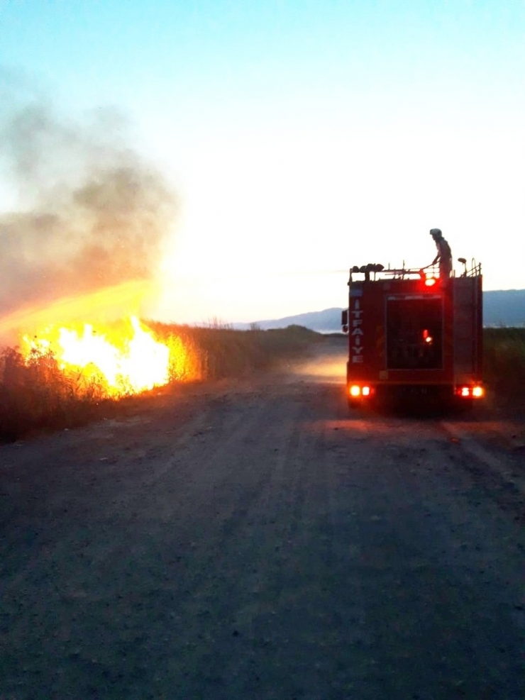 Burhaniye’de Ot Yangınları Bitmiyor