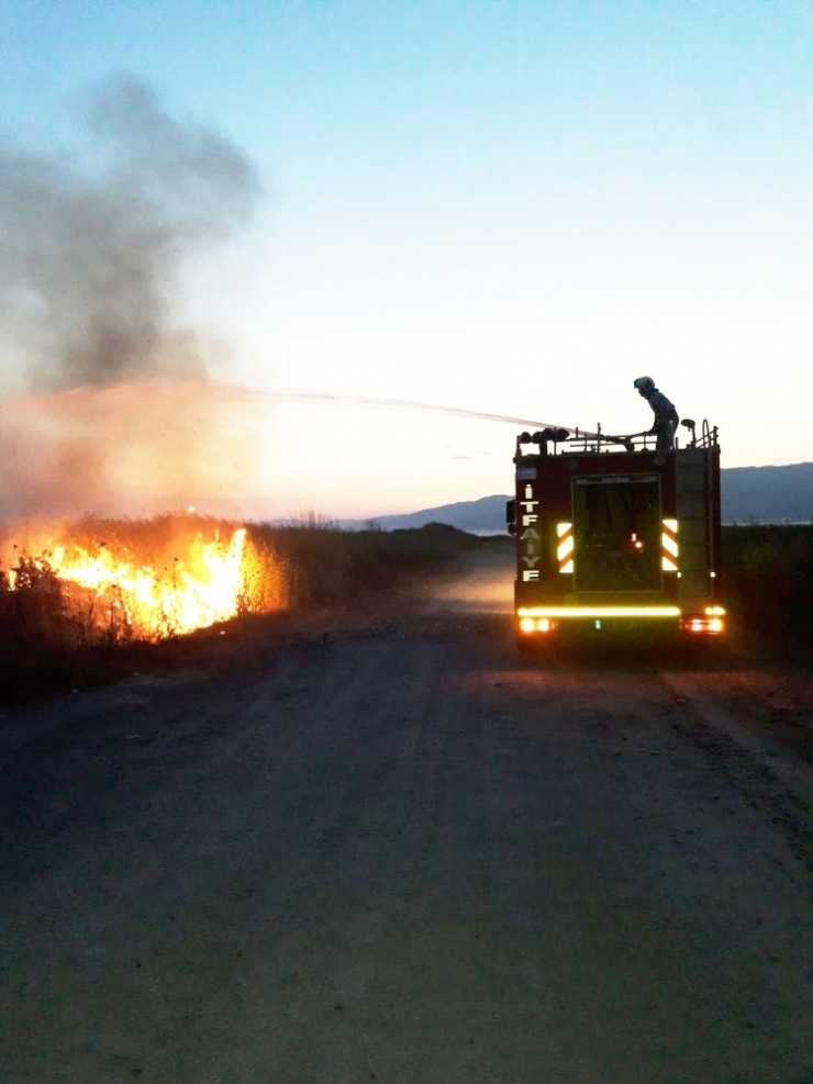 Burhaniye’de Ot Yangınları Bitmiyor