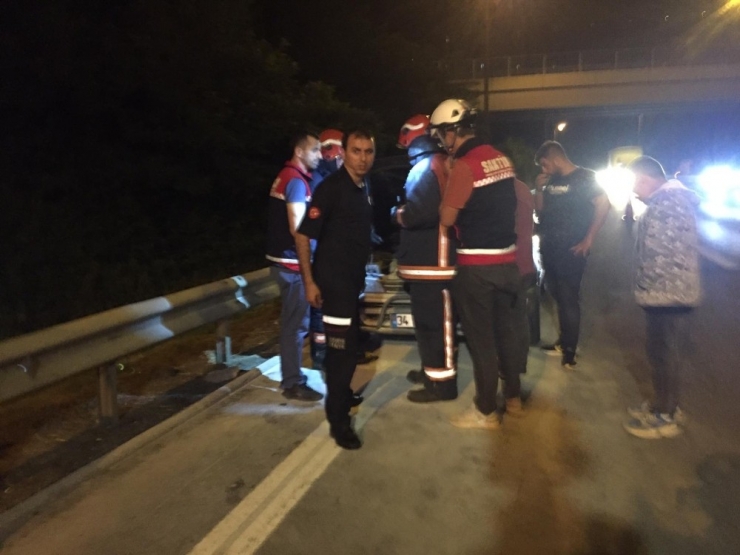 Seyir Halinde Giden Otomobil Bir Anda Alev Aldı