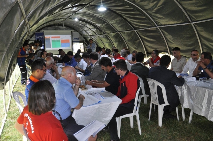 İnegöl’de Deprem Tatbikatı