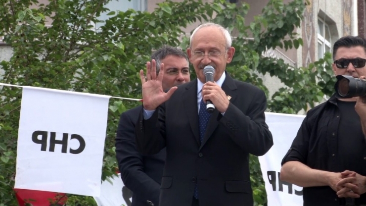 Chp Lideri Kılıçdaroğlu Kağıthane’de Halka Seslendi