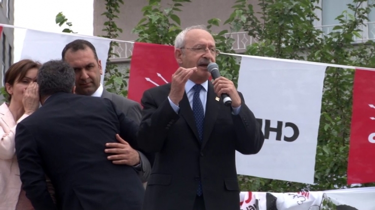 Chp Lideri Kılıçdaroğlu Kağıthane’de Halka Seslendi