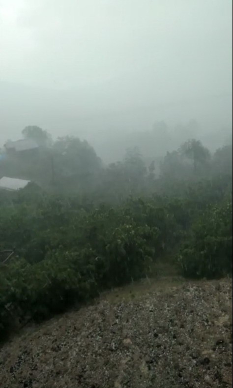 Samsun’da Dolu Yağışı