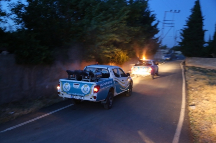 Haliliye Kırsalında Hummalı İlaçlama Çalışması