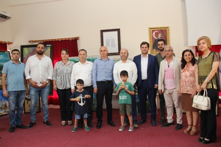 Ressam Ali Taş, Samandağ’da Resim Sergisi Açtı