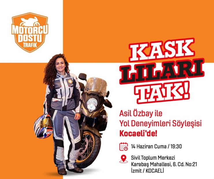 ’Motorcu Dostu Trafik’ Projesi İkinci Etabına Kocaeli’den Başlıyor