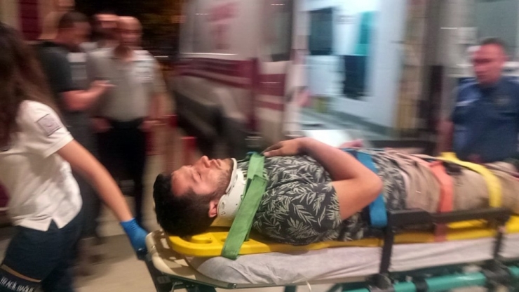 Bursa’da Motosikletli Genç Ölümden Döndü