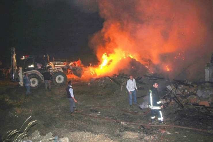 Hisarcık’ta Korkutan Yangın