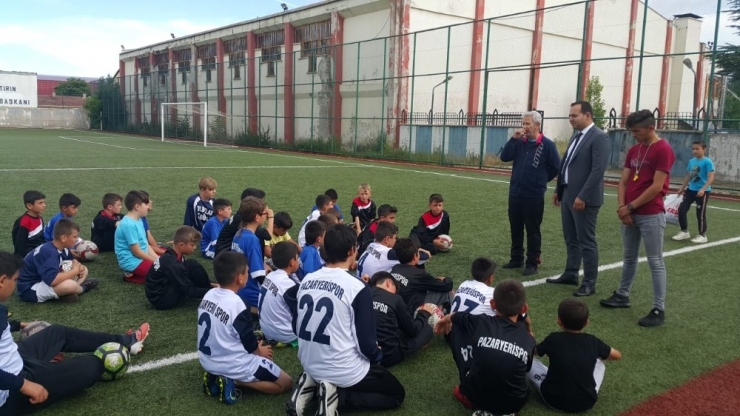 Kaymakam Güven’den Futbol Okuluna Ziyaret